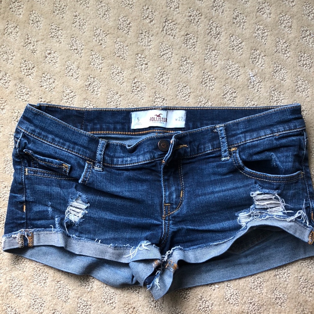 Denim shorts